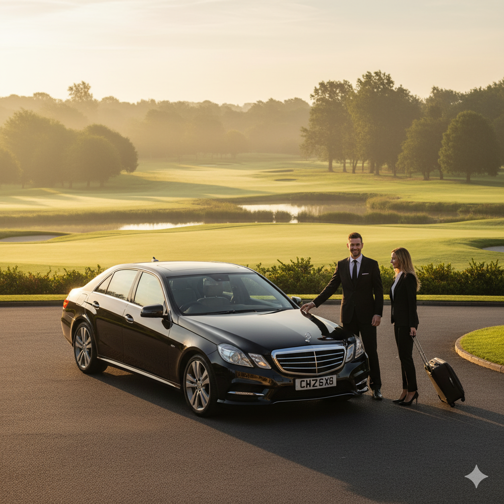 Mercedes E-Class at The Vale Resort Golf Course