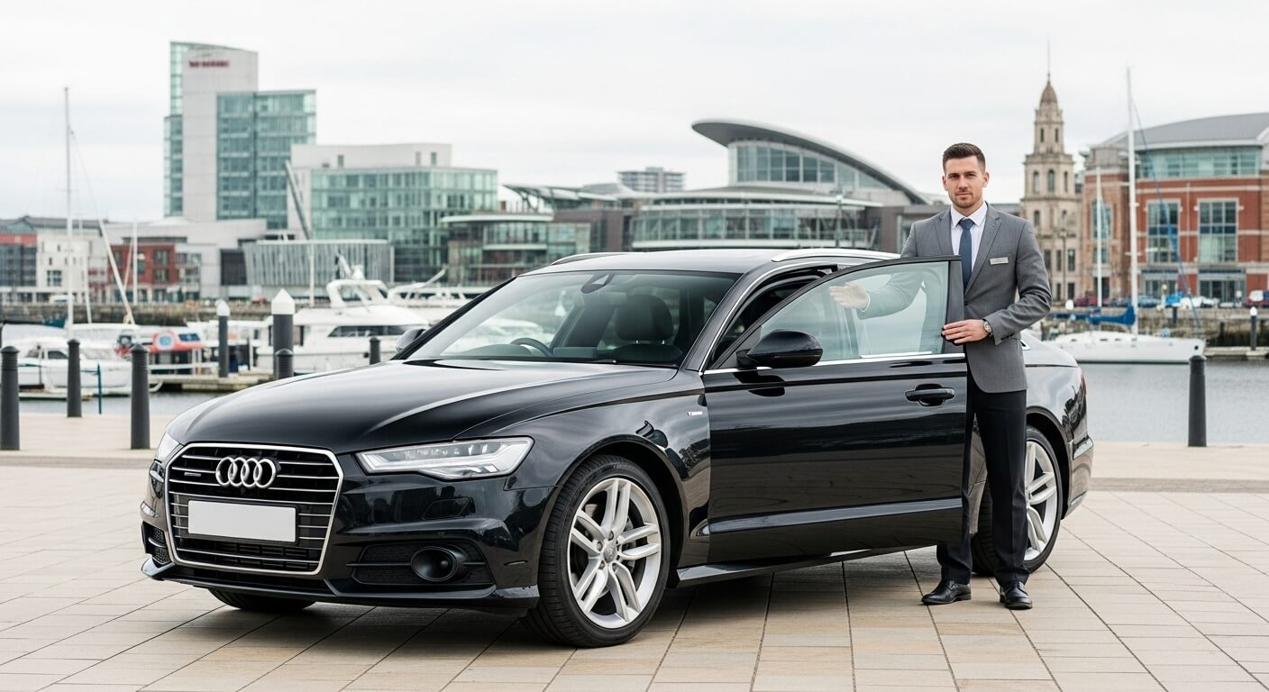 Professional Cardiff to Penarth transfer service with luxury Mercedes vehicles
