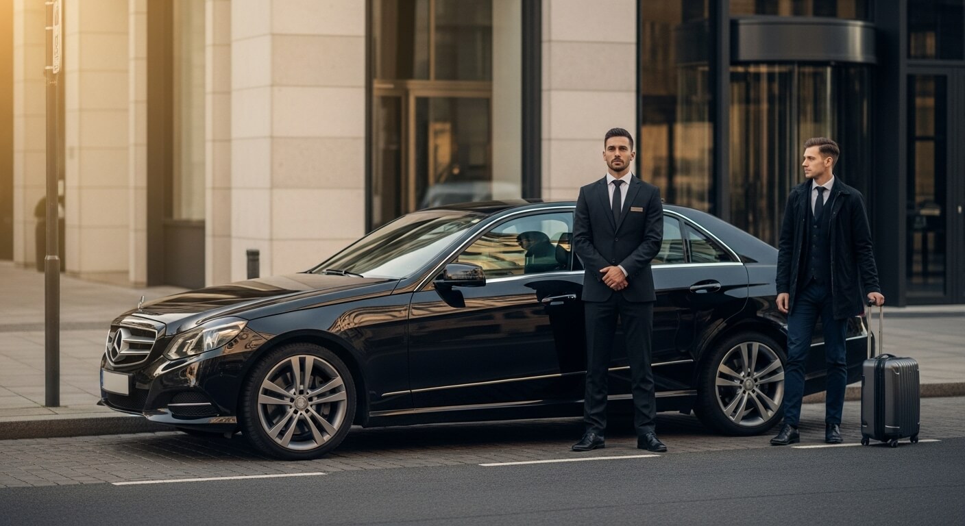 Professional private hire service in Cardiff with luxury Mercedes vehicles