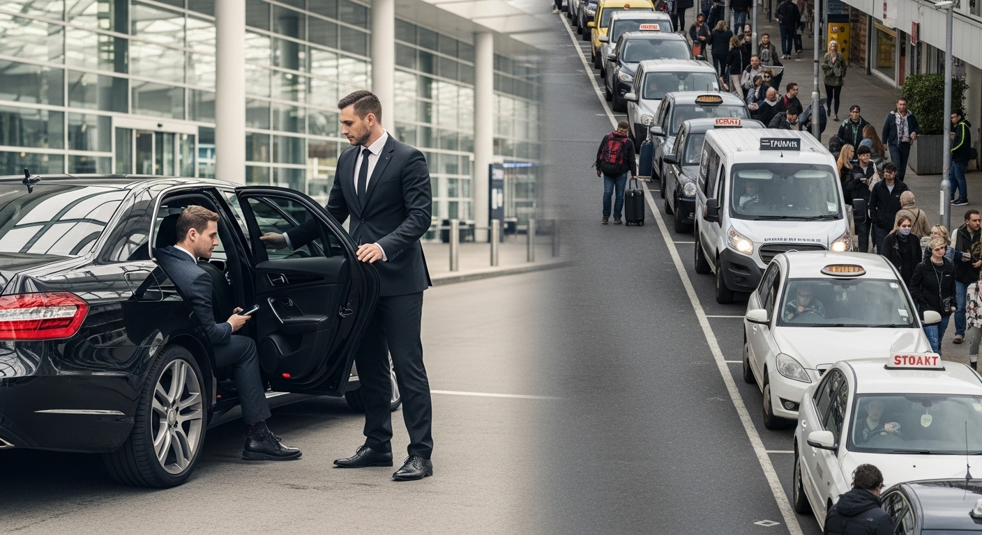 Airport transfer comparison Cardiff
